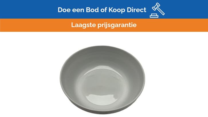 Bieden: Tognana Capri Porcelain Salad Bowl 21cm  Durable,, Huis en Inrichting, Keuken | Servies, Ophalen of Verzenden