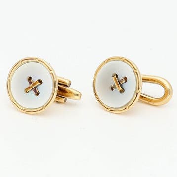 Sans prix de réserve - Boutons de manchette - 14 carats Or