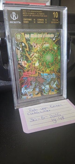 Bandai - 1 Graded card - Dragon Ball - Broly BT6-125 Foil,