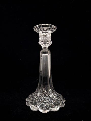 Val Saint Lambert - Kandelaar (2) - Glas - Gesigneerd