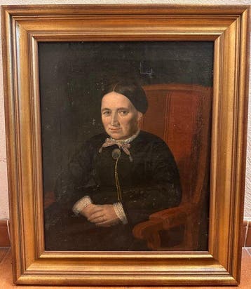 Europese school (XIX) - Retrato señora, Antiek en Kunst