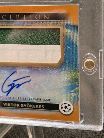 2024/25 Topps Inception Viktor Gyökeres Memorabilia kaart -, Nieuw