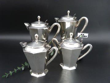 DAMAR - Koffie- en theeservies (4) - .900 zilver