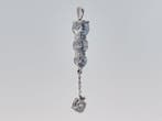 Zonder minimumprijs - Hanger - 14 karaat Witgoud - 2.09ct.