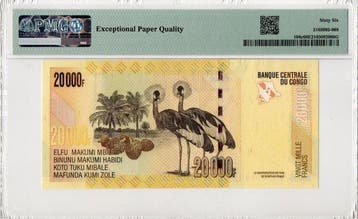 Congo, Democratische Republiek (Kinshasa). - 20 000 Francs -, Postzegels en Munten