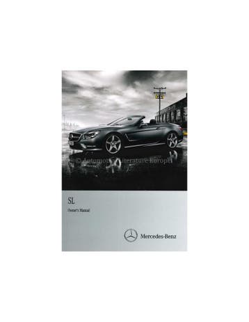 2012 MERCEDES BENZ SL KLASSE INSTRUCTIEBOEKJE ENGELS, Ophalen of Verzenden