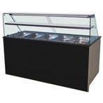 Gekoeld buffet 5x GN 1/1 met houten front, Nieuw in verpakking