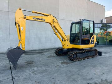 Veiling: Midigraafmachine Komatsu PC56-7 Diesel 2016, Ophalen