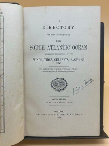 Alexander George Finlay - A Directory for the Navigation of