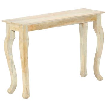 vidaXL Consoletafel 110x35x77 cm Massief mangohout, Huis en Inrichting, Verzenden, Nieuw