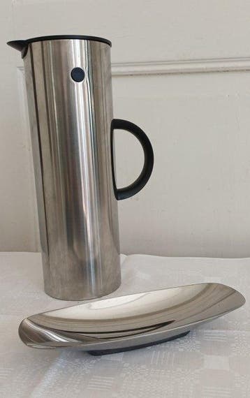 Stelton - Erik Magnussen - Cafetière (2) - Acier - design, Antiek en Kunst