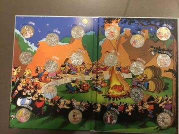 Frankrijk. 10 Euro 2022 Astérix (18 monnaies)