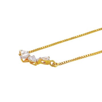 Pendentif - 14 carats Or jaune - 0.37ct. tw. Diamant