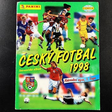 1997/98 Panini Original Panini Sticker Album eský Fotbal, Nieuw