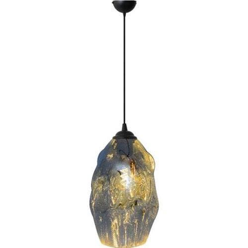 LED Hanglamp met Glas - Meteorum Ovaal Chroom, In hoogte ver, Huis en Inrichting, Lampen | Hanglampen, Nieuw, Verzenden