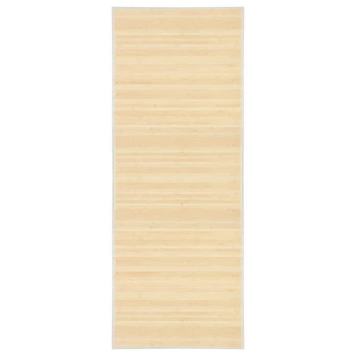 vidaXL Tapijt 80x200 cm bamboe natuurlijk, Huis en Inrichting, Stoffering | Tapijten en Vloerkleden, Nieuw, Verzenden