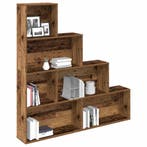 vidaXL Boekenkast 157x24x160 cm bewerkt hout oud houtkleurig, Verzenden, Nieuw