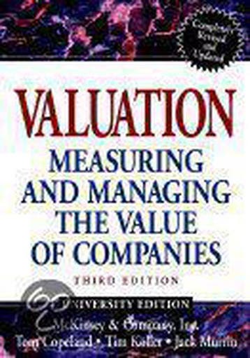 Valuation 9780471361916 Tim McKinsey & Company Inc., Verzenden, Tim McKinsey & Company Inc.