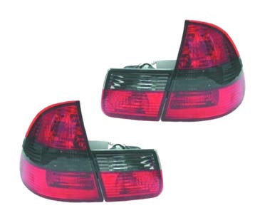 FEUX ARRIÈRE BMW E46 TOURING 98-05 ROUGE FUMÉ, Verzenden