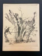 Gustaaf de Bruyne (1914-1981) - Boomtronk met raaf