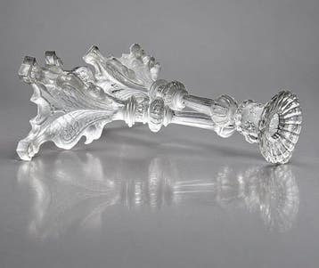 Val Saint Lambert - Chandelier (2) - Cristal - Bougeoirs Val