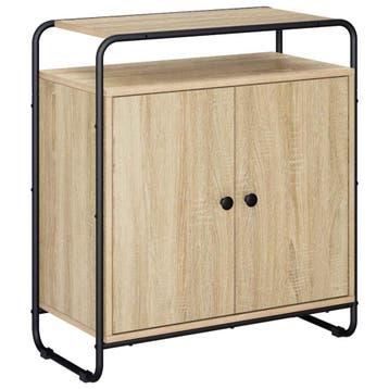 vidaXL Dressoir Sonoma Eiken 68 x 35 x 75 cm Bewerkt hout, Verzenden, Nieuw