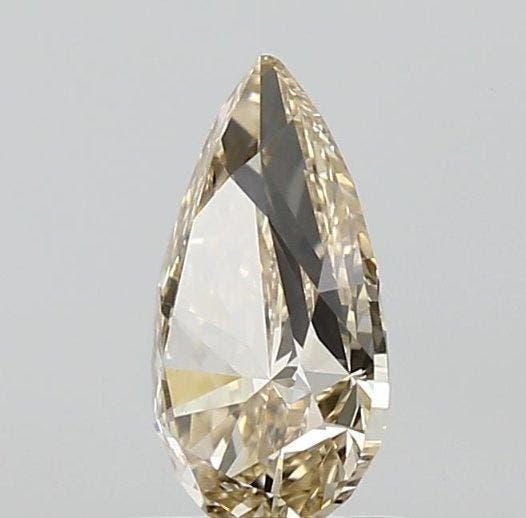 1 pcs Diamant (Natuurlijk gekleurd) - 1.00 ct - Peer - Fancy, Handtassen en Accessoires, Edelstenen