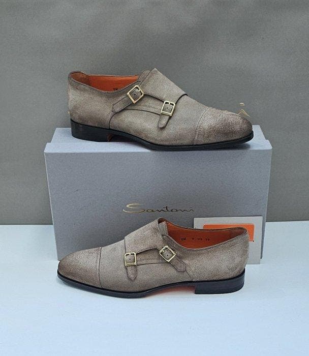 Santoni - Platte schoenen - Maat: EU 43.5, Kleding | Heren, Schoenen