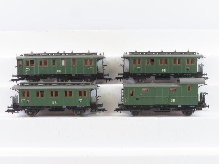 Sachsenmodelle H0 - 14001 - Ensemble de wagons de passagers, Hobby en Vrije tijd, Modeltreinen | H0