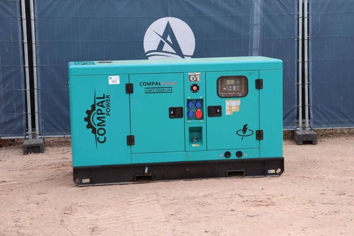 Veiling: Generator Compal Power VG-R50 Diesel 62.5kVA 2025, Zakelijke goederen, Machines en Bouw | Aggregaten, Ophalen