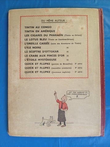 Tintin T10 - LÉtoile mystérieuse (A18) - C - 1 Album -, Nieuw