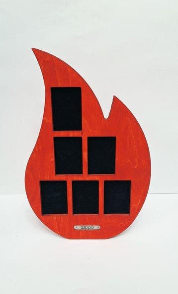 Zippo - Vitrine - Zippo-collectie - Hout - Paragraaf 6, Nieuw