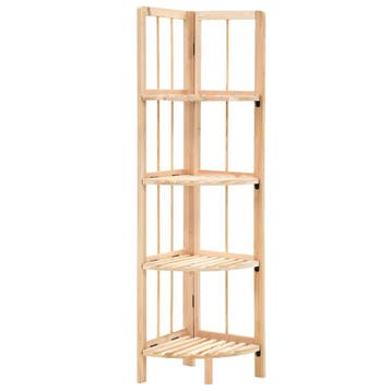 vidaXL Hoekschap 27x27x110 cm cederhout, Verzenden