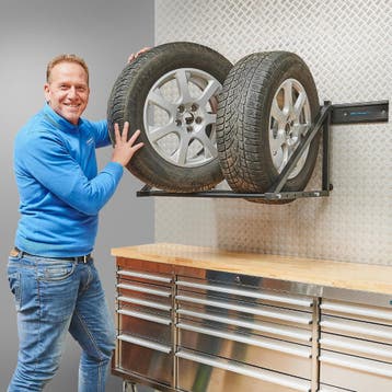 Datona Autobanden opbergsysteem - Datona - Zwart, Auto diversen, Autogereedschap, Ophalen of Verzenden, Nieuw
