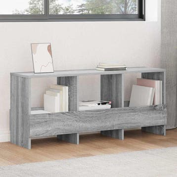 vidaXL Tijdschriftenrek Grijs Sonoma 102 x 30 x 45 cm, Verzenden, Nieuw
