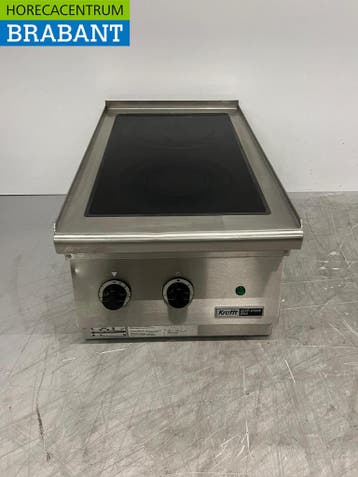 Cuisinière électrique à vitrocéramique Krefft en acier, Verzenden