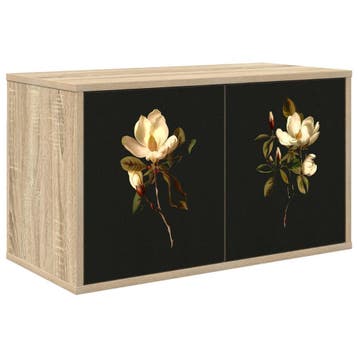 vidaXL Wand gemonteerd TV Kast BREMEN 69 x 33 x 40 cm Sonoma, Verzenden
