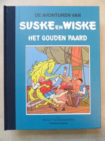 Suske en Wiske - Het Gouden Paard met fantekening door Paul, Nieuw