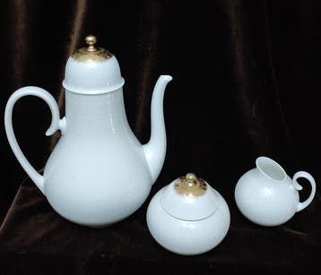 Rosenthal Studio Linie, Kaffeekanne, Zuckerdose, Sahnegießer
