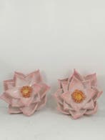 Sculpture, Fiori di loto - 6 cm - Majolique - 2024, Antiquités & Art