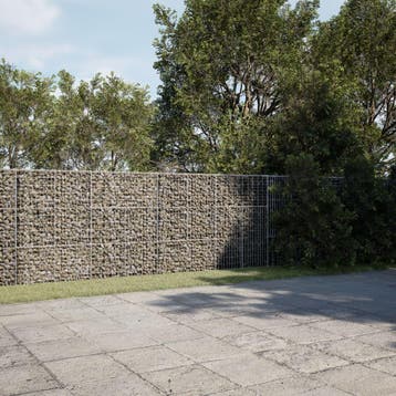 vidaXL Schanskorf 1100x100x150 cm gegalvaniseerd ijzer, Tuin en Terras, Verzenden, Nieuw