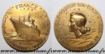 France Medaille Transport Allgemeines Unternehmen Transat..., Verzenden