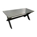 Industriële tafel met houten x-frame 177x75x72 cm, Ophalen of Verzenden, Nieuw in verpakking