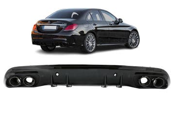 Diffuser | geschikt voor Mercedes-Benz | C-klasse 14-20 4d s, Verzenden