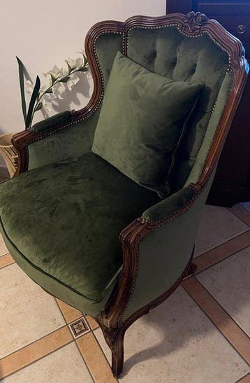 Fauteuil (2) - Walnoot - set fauteuils in Luigi-stijl