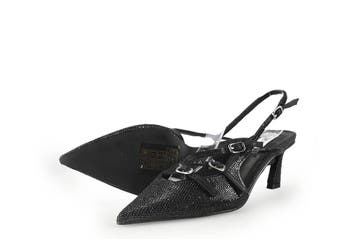 Steve Madden Slingbacks in maat 36 Zwart, Kleding | Dames, Schoenen, Verzenden, Zwart, Steve Madden, Zo goed als nieuw
