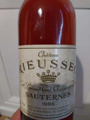 1986 Château Rieussec - Sauternes 1er Grand Cru Classé - 1, Nieuw