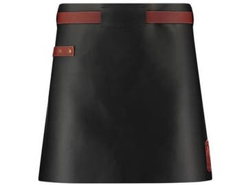 Veiling - Witloft – schort-sloof – Black-Cognac, Diversen, Nieuw