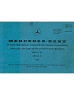 1981 MERCEDES BENZ E-KLASSE ONDERDELENHANDBOEK (CHASSIS |