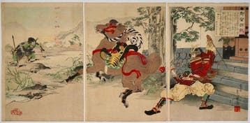 Migita Toshihide /  (1863–1925) Sokuchi Zaiei — Triptych